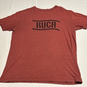 RVCA Red Short Sleeve Tee